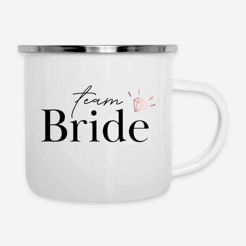 Team Bride - Camper Mug - white