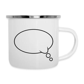 Thought Bubble Design - Camper Mug - white - Right