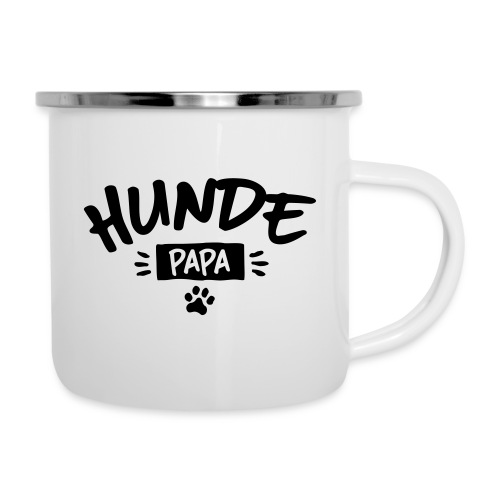 Vorschau: Hunde Papa - Emaille-Tasse