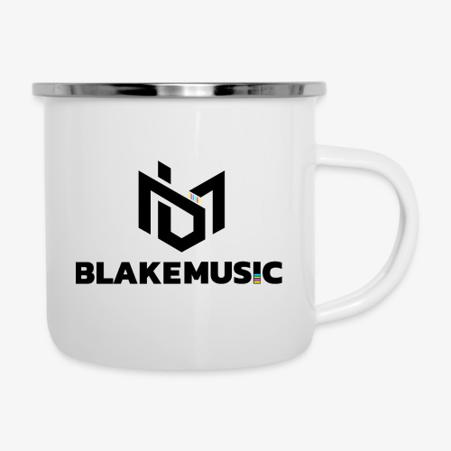 blAkeMusic Logo Black - Kubek emaliowany