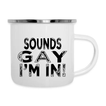 50-års ordtak transgender bibelvers - Emaljekopp - hvit - Høyre