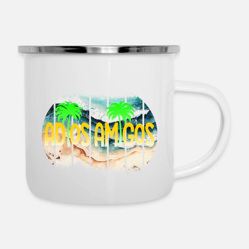 Adios Amigos - Camper Mug - white