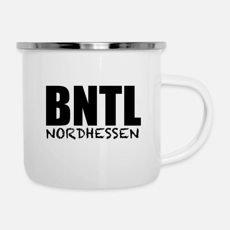 Baunatal BNTL - Emaille-Tasse - Weiß