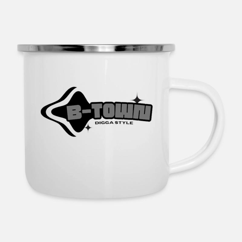 Diggastyle - Tasse émaillée - blanc