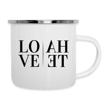 LOVE HATE - Camper Mug - white - Right