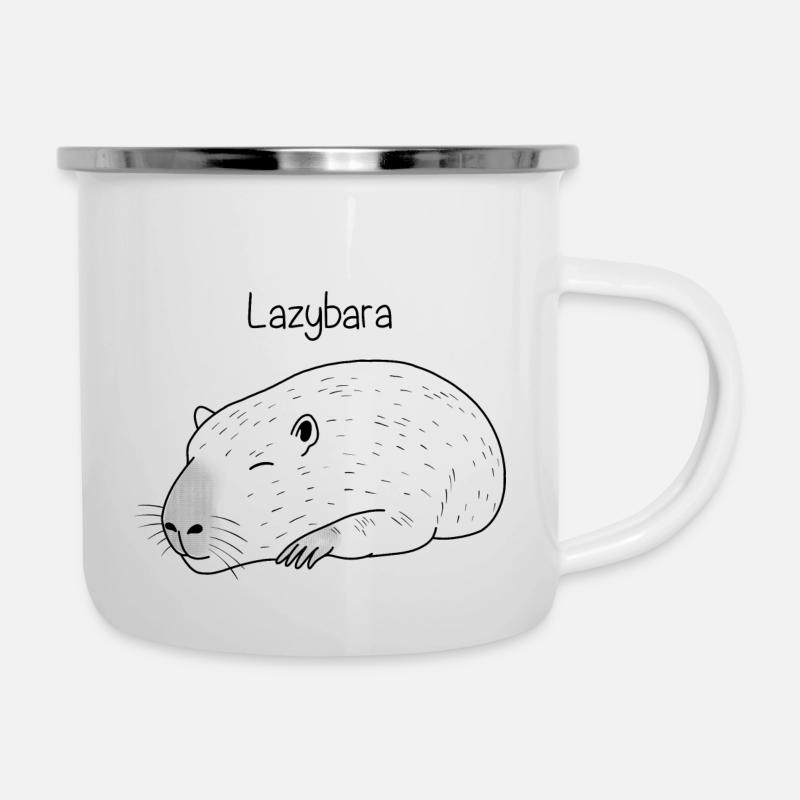 Lazybara - Camper Mug - white