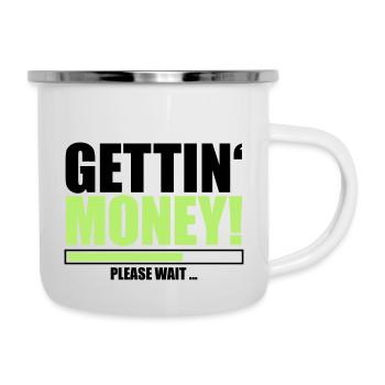 chargement s'il vous plaît loin chargement barre de chargement buendel geldsc - Tasse émaillée - blanc - Droite