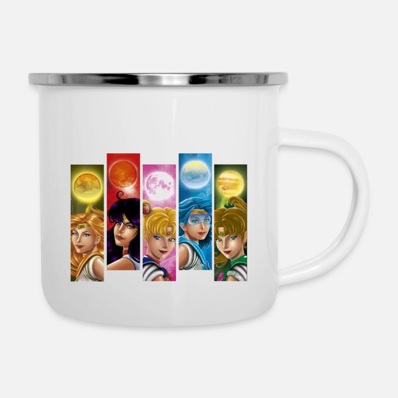 Sailor Moon - Emaille-Tasse - Weiß