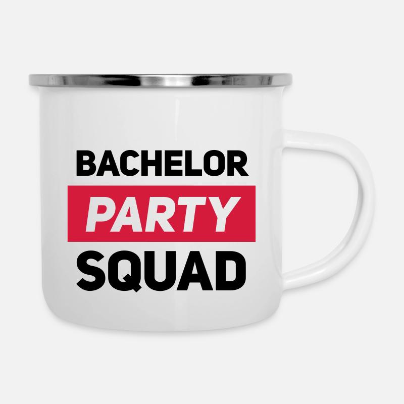 Soirée de célibataire - Tasse émaillée - blanc