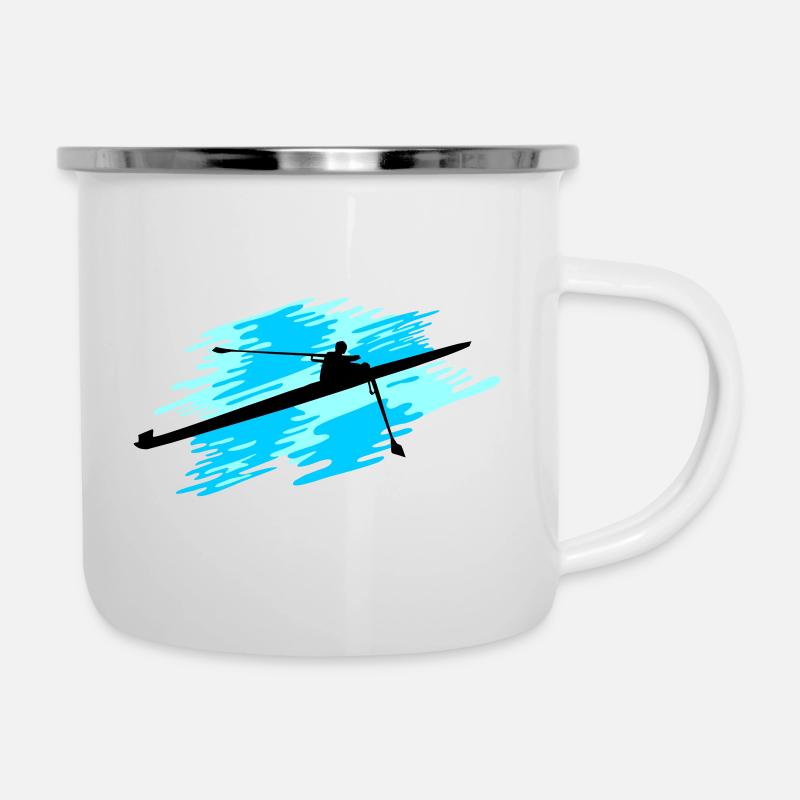 Ramer 1er, Un Homme d’Aviron - Tasse émaillée - blanc