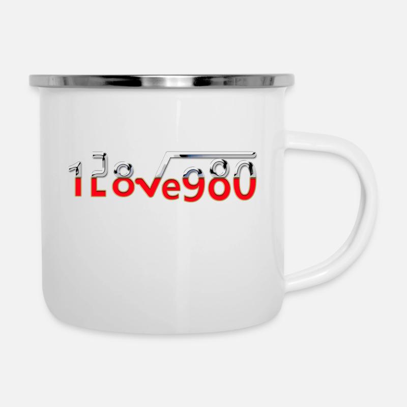 I Love You square root 2 - Camper Mug - white