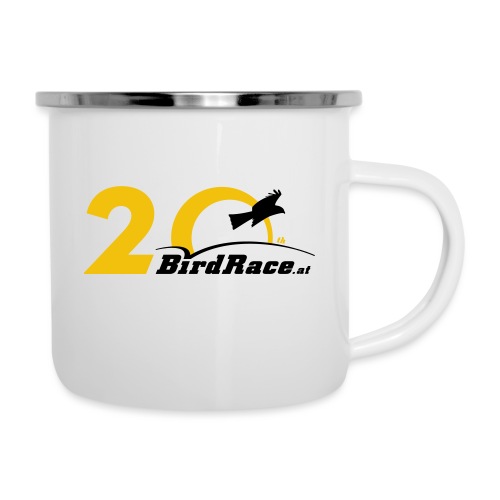 20thBirdRace Logo - Emaille-Tasse