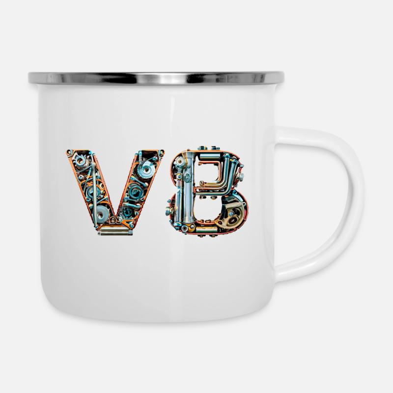 V8 - Camper Mug - white