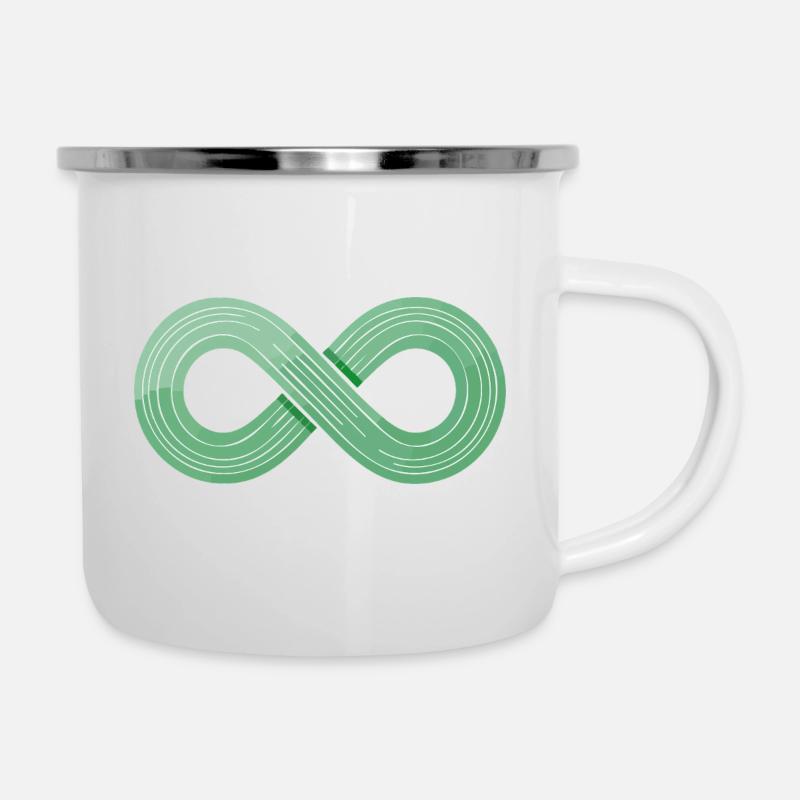 Show the flow! - Camper Mug - white