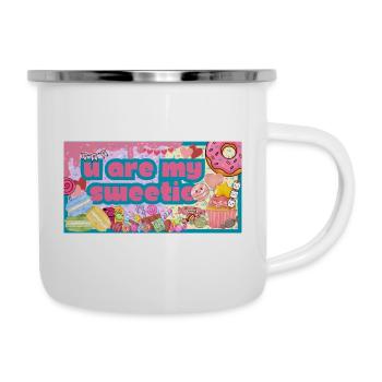 Tu es mon chéri - Tasse émaillée - blanc - Droite