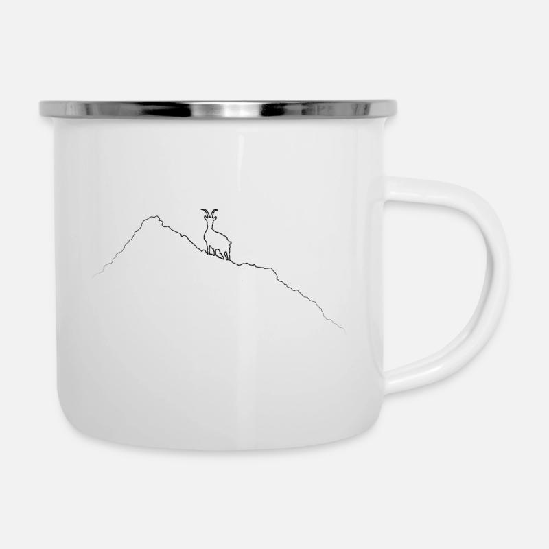 Goat mountain - Camper Mug - white