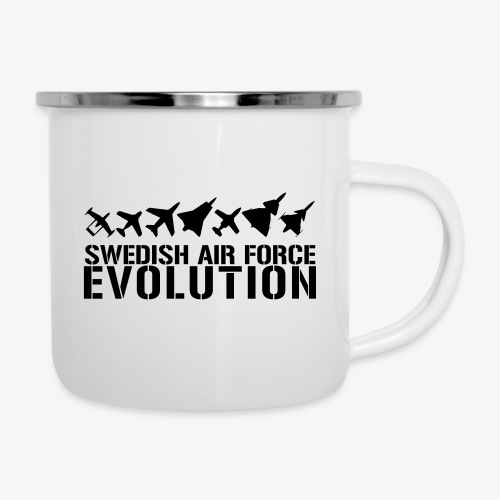 Swedish Air Force Evolution - Emaljmugg