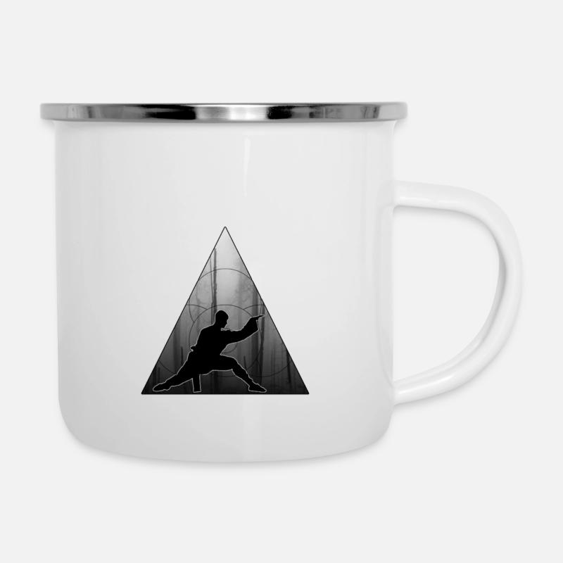Shaolin - Tasse émaillée - blanc