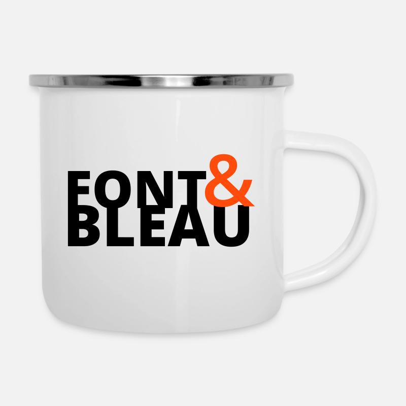Font & Bleau - Camper Mug - white
