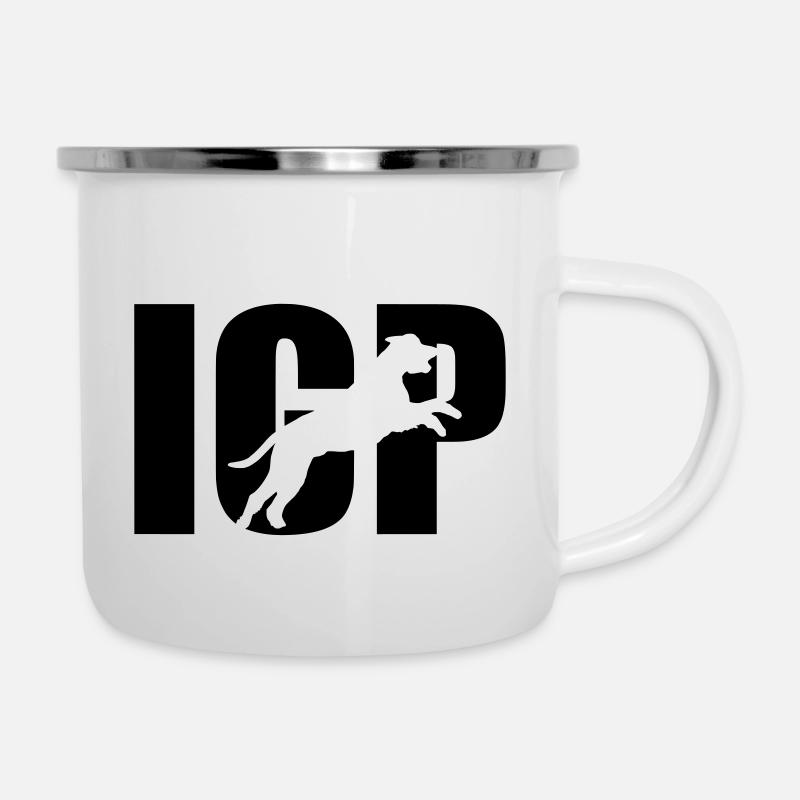 IGP Riesenschnauzer Unterordnung Geschenk - Emaille-Tasse - Weiß