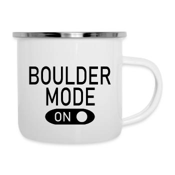 Escalade de bloc - Tasse émaillée - blanc - Droite