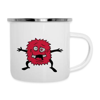 Welcome funny monster - Camper Mug - white - Right