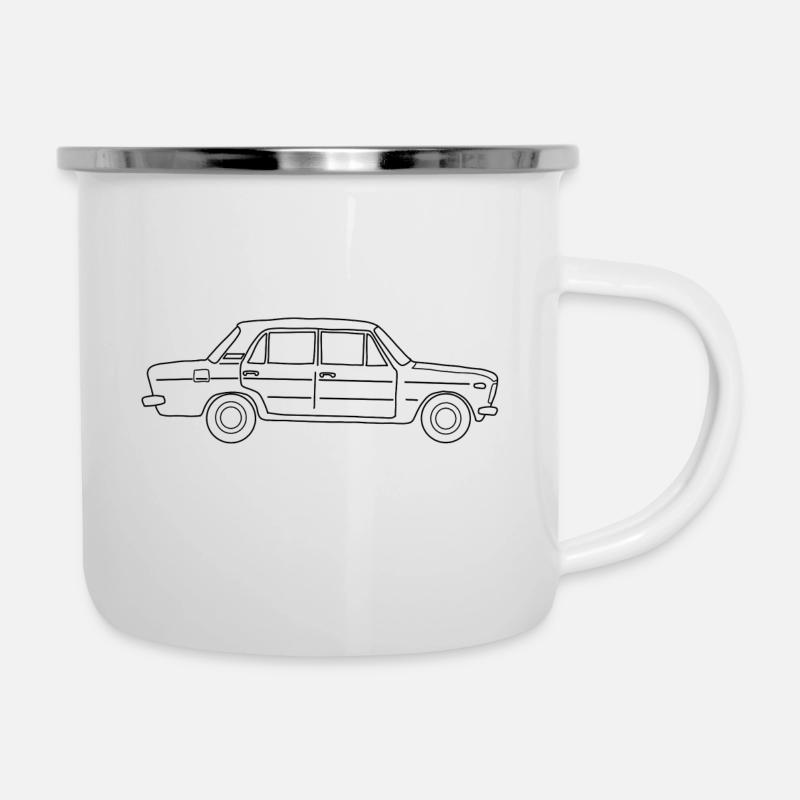 Jamie's Lada 1989 - Camper Mug - white