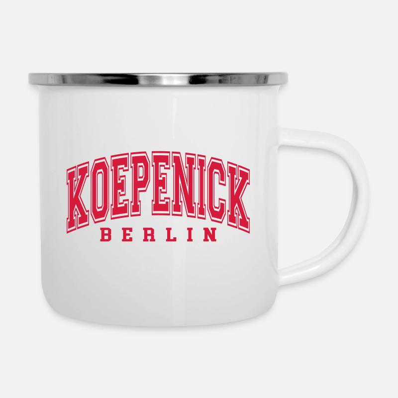 Köpenick - Emaille-Tasse - Weiß