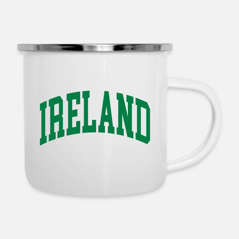 Irlande - Tasse émaillée - blanc