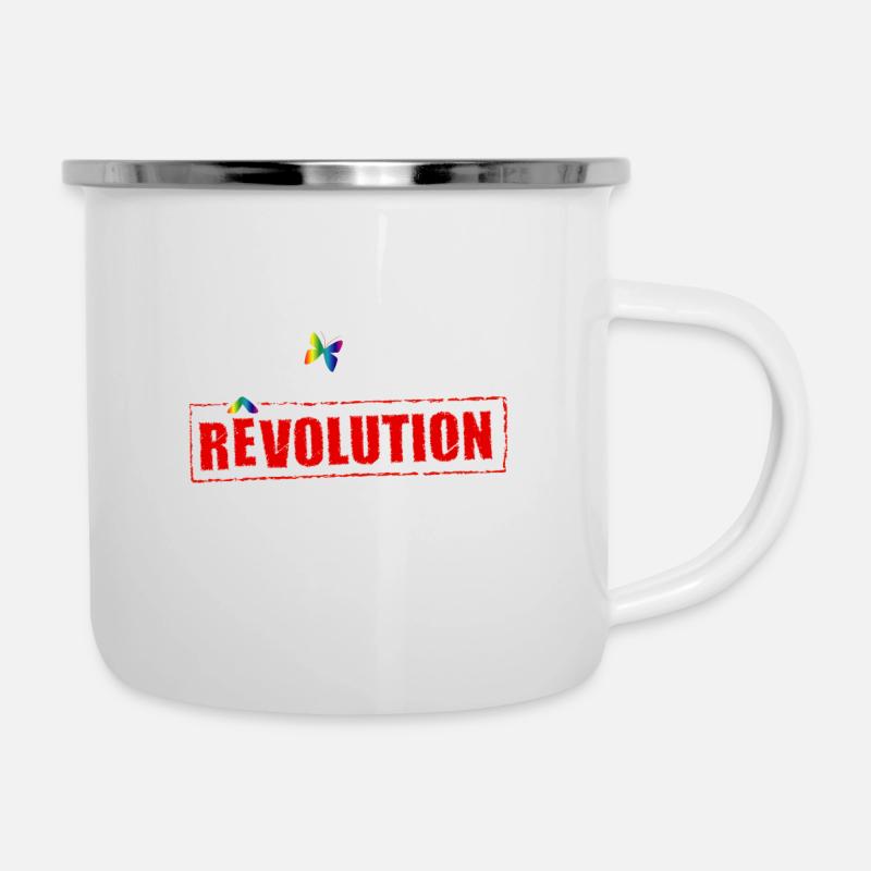 Dreaming rainbow - Camper Mug - white