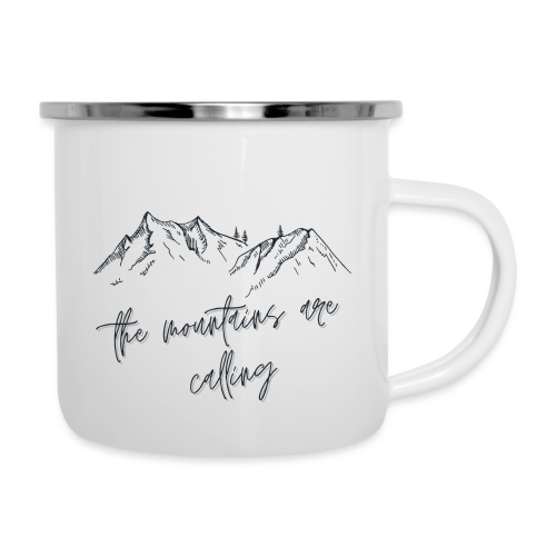 The Mountains are Calling - Camper Mug