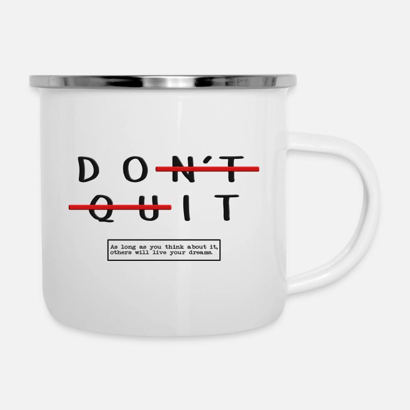 Do it. As long as you think about it, others will - Camper Mug - white