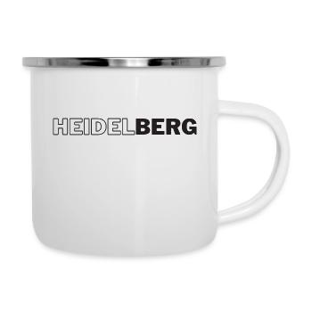 Heidelberg - Emaille-Tasse - Weiß - Rechts
