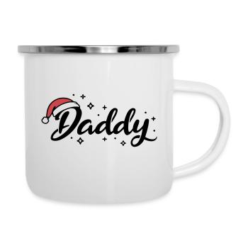 Santa Hat Daddy Dad - Camper Mug - white - Right