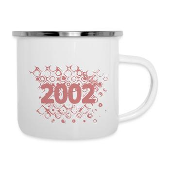 2002 - Emaille-Tasse - Weiß - Rechts