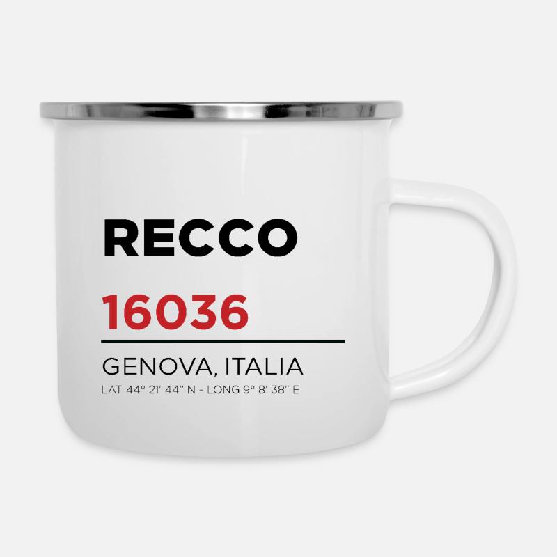 Recco - Tasse émaillée - blanc