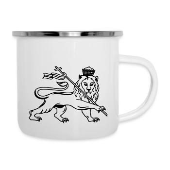 Reggae lion eu - Camper Mug - white - Right