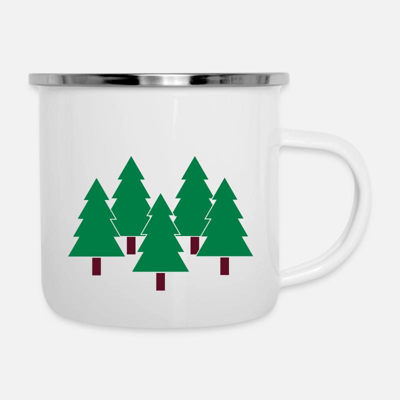 Tree - Camper Mug - white