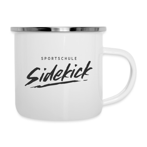 Sidekick Schwarz - Emaille-Tasse