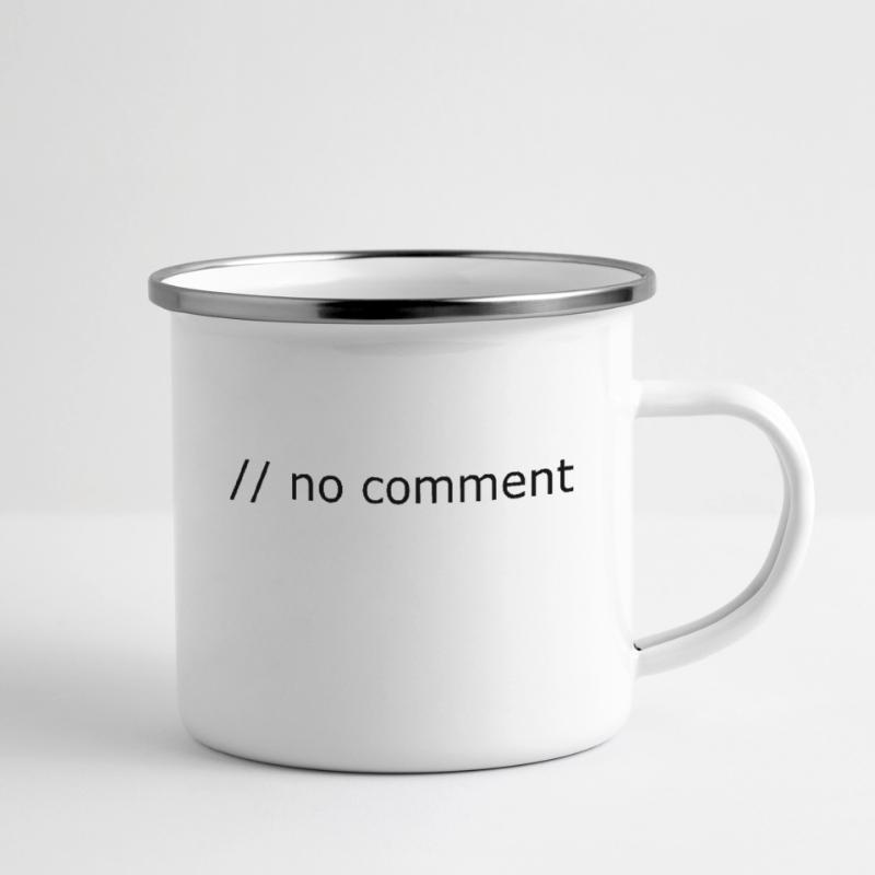 No comment Programming Computer Science Gift Camper Mug