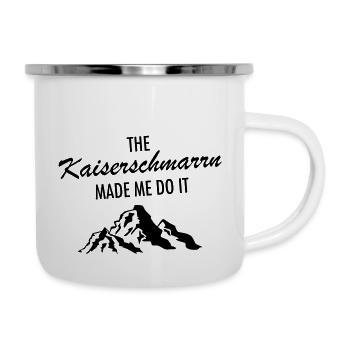 Le Kaiserschmarrn m’a fait faire de la randonnée en montagne - Tasse émaillée - blanc - Droite
