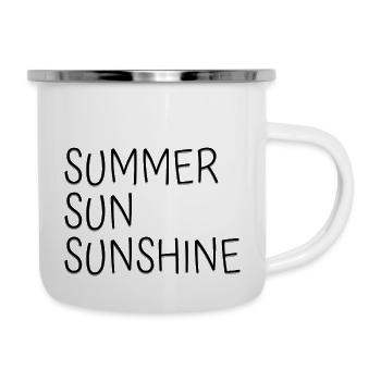 Summer Sun Sunshine Sommer Sonne Sonnenschein - Camper Mug - white - Right