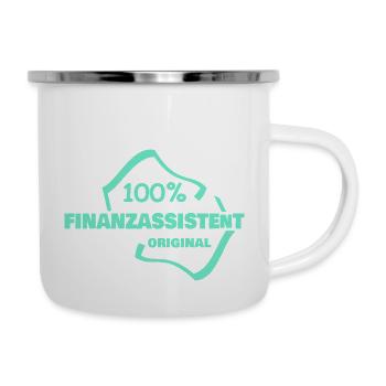 Occupation: Financial Assistant - Camper Mug - white - Right