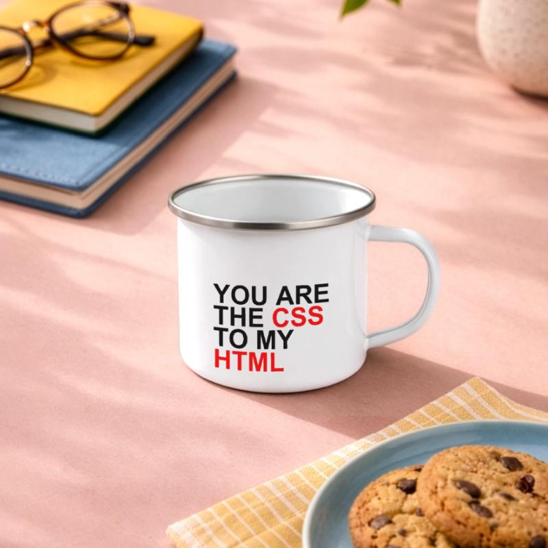 css à mon html Tasse émaillée