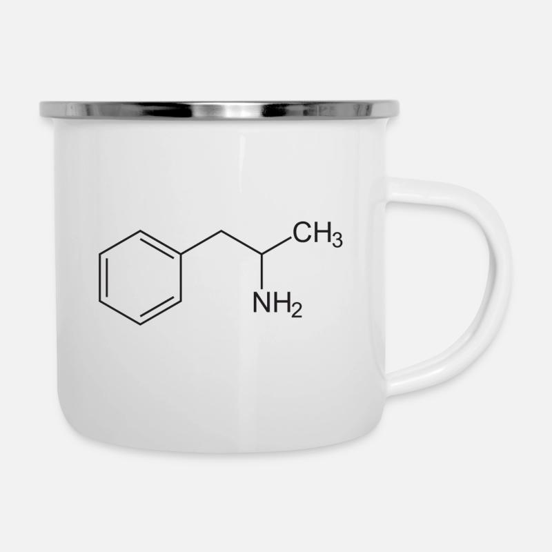Amphétamines - Tasse émaillée - blanc