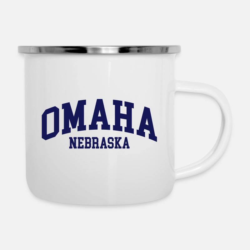 Omaha - Tasse émaillée - blanc