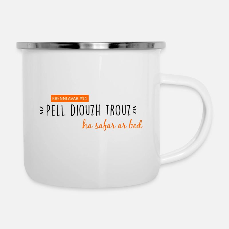 Bretagne - Krennlavar #14 - Tasse émaillée - blanc