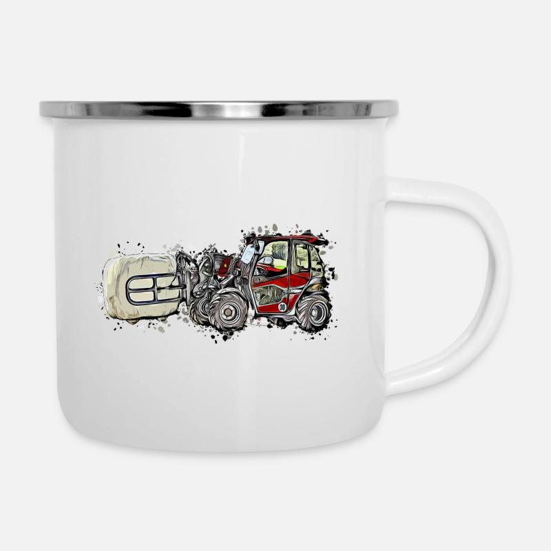 T4512 - Emaille-Tasse - Weiß
