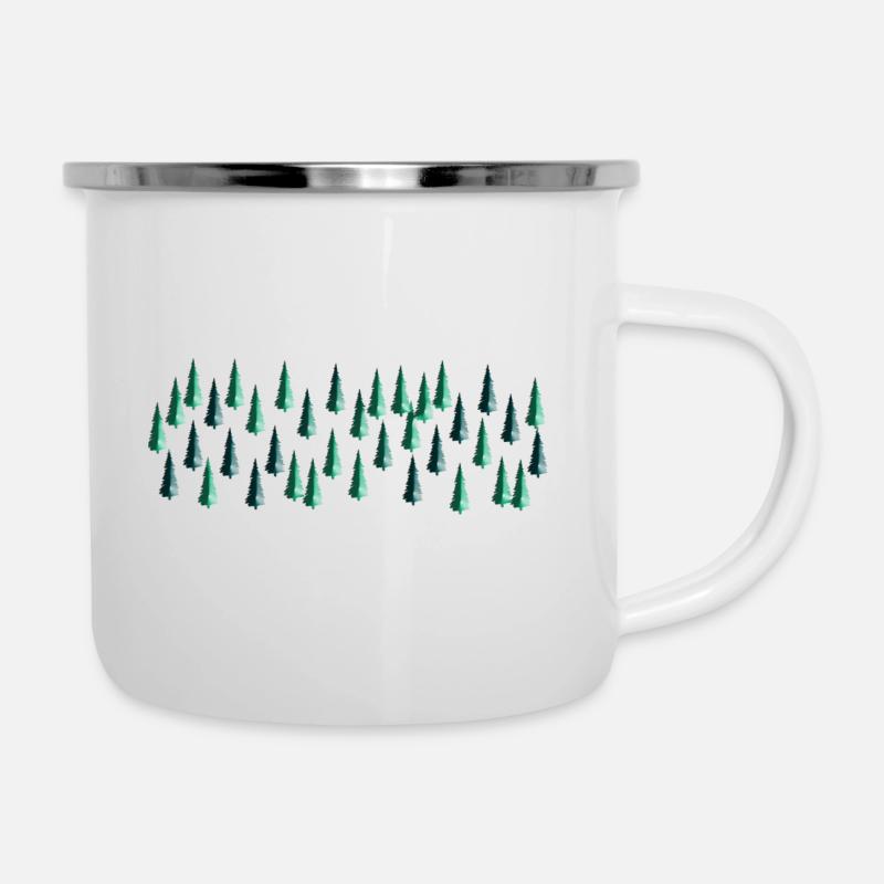 Tree panorama - Camper Mug - white