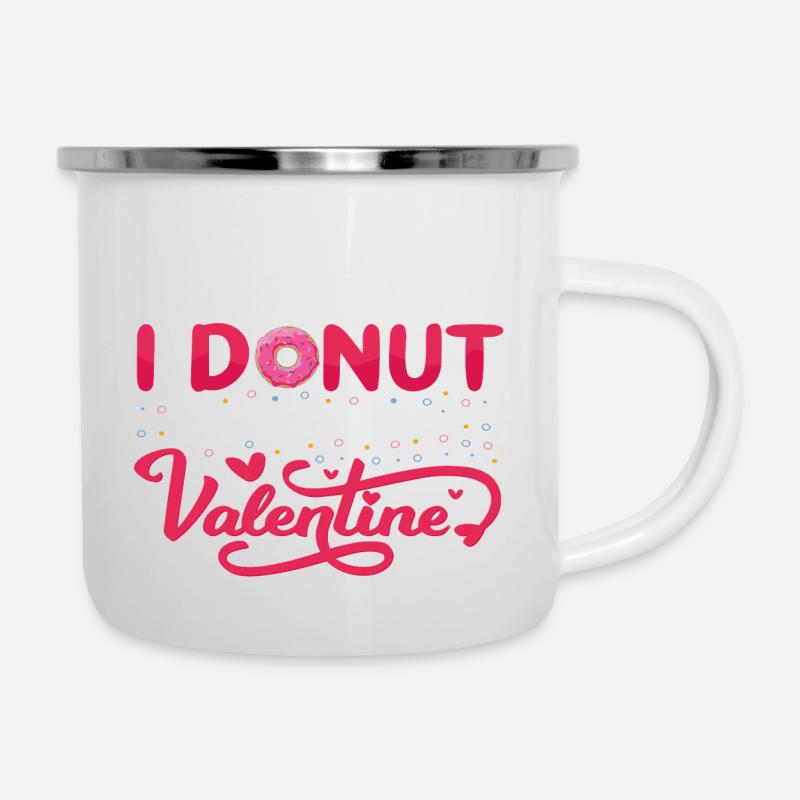 J’ai besoin d’une Saint-Valentin - Tasse émaillée - blanc